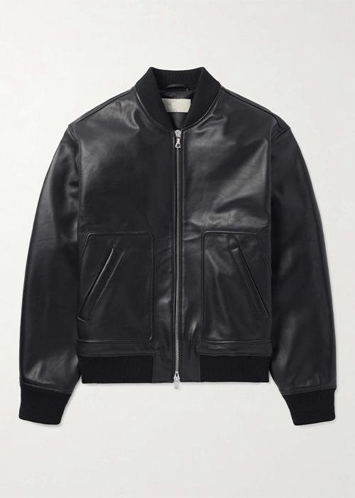 1742320437_original_resized.jpg Men`s Black Leather Bomber Jackets - Image 1